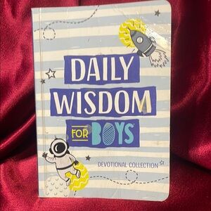 🌮Daily Wisdom for Boys Devotional Book - Blue